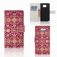 Wallet Case Samsung Galaxy Note 5 Barok Pink - thumbnail