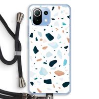 Terrazzo N°13: Xiaomi Mi 11 Lite Transparant Hoesje met koord Terrazzo N°13: Xiaomi Mi 11 Lite Transparant Hoesje met koord