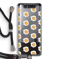 Bacon to my eggs #1: Samsung Galaxy A80 Transparant Hoesje met koord
