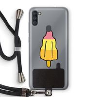 Raketijsje: Samsung Galaxy A11 Transparant Hoesje met koord