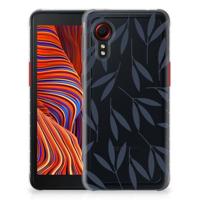Samsung Galaxy Xcover 5 | TPU Case | Leaves Blue
