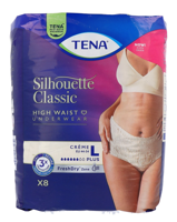 TENA Silhouette Classic High Waist Underwear Crème 44-54 L Plus