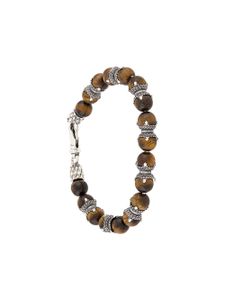 Emanuele Bicocchi bracelet en œil de tigre - Marron