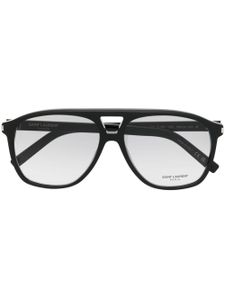 Saint Laurent Eyewear lunettes de soleil à monture aviateur - Noir