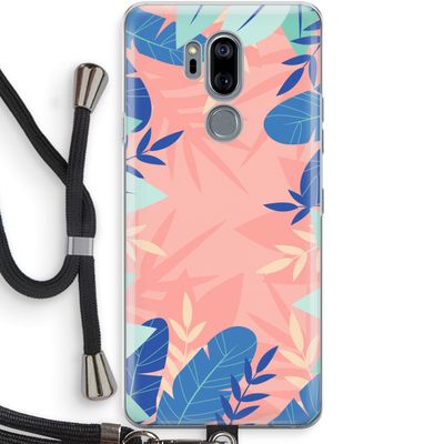 Tropisch: LG G7 Thinq Transparant Hoesje met koord