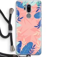 Tropisch: LG G7 Thinq Transparant Hoesje met koord