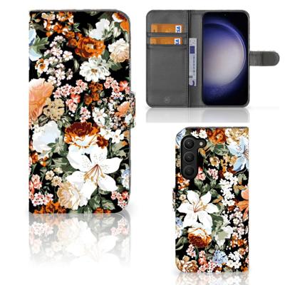 Hoesje voor Samsung Galaxy S23 Plus Dark Flowers