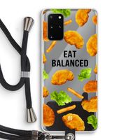 Eat Balanced: Samsung Galaxy S20 Plus Transparant Hoesje met koord