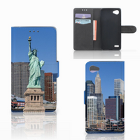 LG Q6 | LG Q6 Plus Flip Cover Vrijheidsbeeld - thumbnail