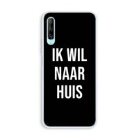 Ik wil naar huis - Zwart: Huawei P Smart Pro Transparant Hoesje