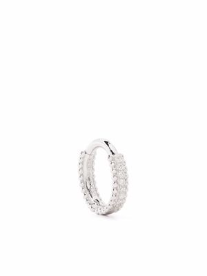 Djula anneau en or blanc 18ct serti de diamant - Argent