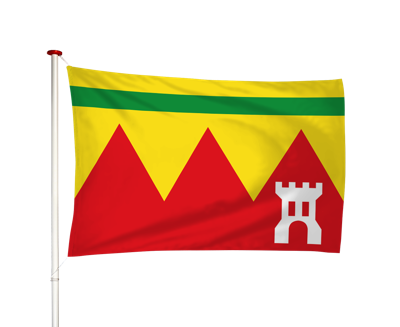 Vlag Damwoude - Damwald (fr) Vlag Damwoude - Damwald (fr)