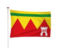 Vlag Damwoude - Damwald (fr)