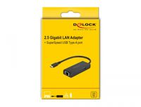 DeLOCK 63826 laptop dock & poortreplicator USB 3.2 Gen 1 (3.1 Gen 1) Type-C Zwart - thumbnail
