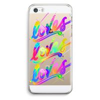 Loves: iPhone 5 / 5S / SE Transparant Hoesje