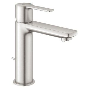 GROHE Lineare New waterbesparende wastafelkraan S-size met waste supersteel 32114DC1