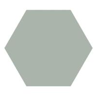 Hexagon Timeless Jade 15x17 cm groen mat