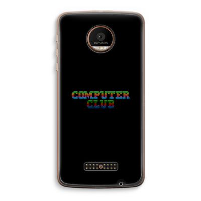 Retro: Motorola Moto Z Force Transparant Hoesje