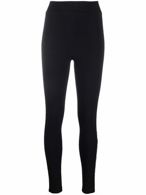 Philipp Plein legging à logo imprimé - Noir
