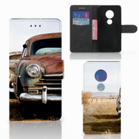 Motorola Moto G7 Play Telefoonhoesje met foto Vintage Auto - thumbnail