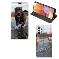 Samsung Galaxy A32 4G | A32 5G Enterprise Editie Hoesje maken Honden Labrador - thumbnail