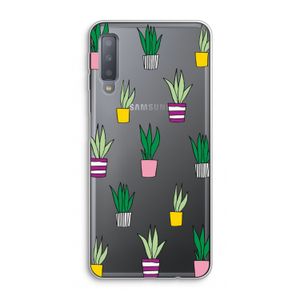 Sanseveria: Samsung Galaxy A7 (2018) Transparant Hoesje