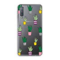 Sanseveria: Samsung Galaxy A7 (2018) Transparant Hoesje
