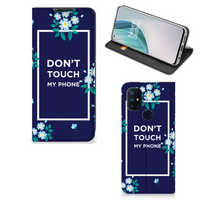 OnePlus Nord N10 5G Design Case Flowers Blue DTMP
