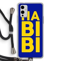 Habibi Blue: OnePlus 9 Transparant Hoesje met koord