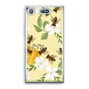 No flowers without bees: Sony Xperia XZ1 Compact Transparant Hoesje