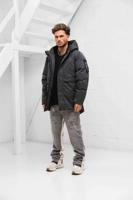 Pure Path Technical Parka Winterjas Heren Grijs - Maat XL - Kleur: Grijs | Soccerfanshop