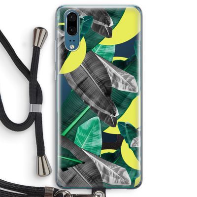 Fantasie jungle: Huawei P20 Transparant Hoesje met koord