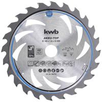 kwb 584754 Hardmetaal-cirkelzaagblad 165 x 20 x 1 mm Aantal tanden: 24 1 stuk(s)