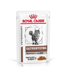 Royal Canin Veterinary Gastrointestinal Moderate Calorie natvoer kat 1 doos (12 x 85 g)