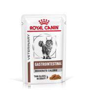 Royal Canin Veterinary Gastrointestinal Moderate Calorie natvoer kat 1 doos (12 x 85 g)