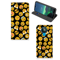 Nokia 1.4 Hoesje met Magneet Emoji - thumbnail