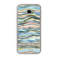 Watercolor Agate: Samsung Galaxy J4 Plus Transparant Hoesje