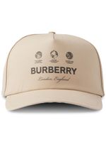 Burberry casquette à logo imprimé - Tons neutres