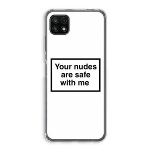 Safe with me: Samsung Galaxy A22 5G Transparant Hoesje