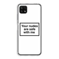 Safe with me: Samsung Galaxy A22 5G Transparant Hoesje