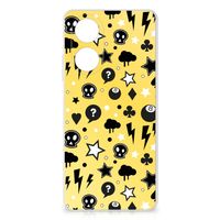 Silicone Back Case OPPO A58 4G Punk Geel