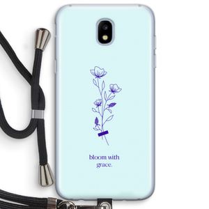 Bloom with grace: Samsung Galaxy J5 (2017) Transparant Hoesje met koord