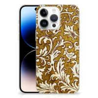 Siliconen Hoesje iPhone 14 Pro Max Barok Goud
