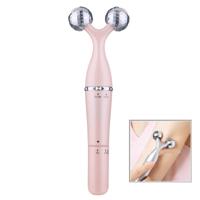 3 in 1 draagbare elektrische oog Massager dubbele kin gezicht lift lichaam nek massage roller anti rimpel 3D Facial massage machine (Rose goud)