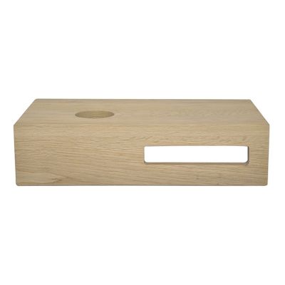 Wiesbaden Oak fontein plank links 40x21x10 cm eiken licht eiken