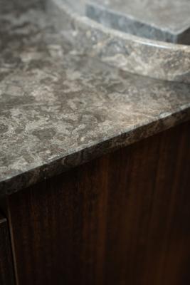 Afdekblad Loutro Marmer Taupe 100x140 cm