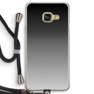 Musketon Halftone: Samsung Galaxy A3 (2016) Transparant Hoesje met koord