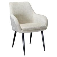 Richmond Eetkamerstoel 'Chrissy' Chenille, kleur Beige