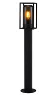 Enzo Paallamp | Griffin E27 zwart smokey IP44 80cm - 4800836
