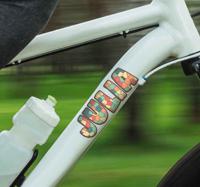 Sticker voor fiets tekening gepersonaliseerde naam
